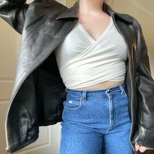 Leather jacket